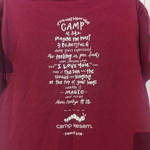 Camp Kesem Medium Short Sleeve Magenta T-Shirt